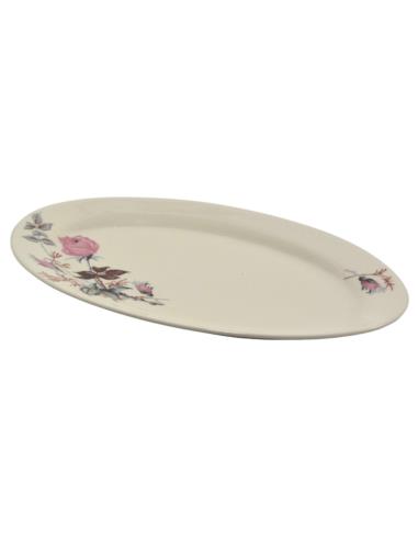 Półmisek ceramiczny Sucha Róża 30cm owalny