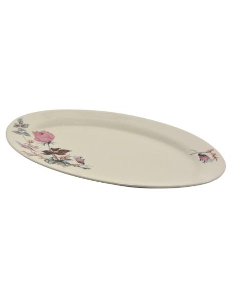 Półmisek ceramiczny Sucha Róża 30cm owalny