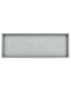 Podstawka pod suszarkę 50x19cm srebrna