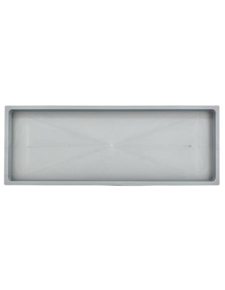 Podstawka pod suszarkę 50x19cm srebrna