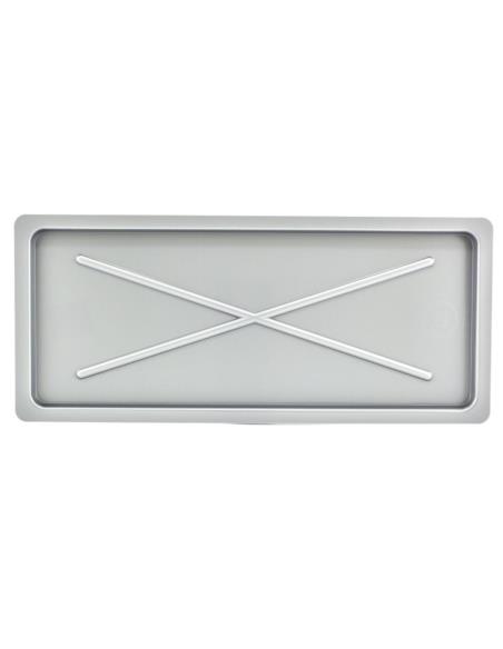 Podstawka pod suszarkę 55x24cm srebrna
