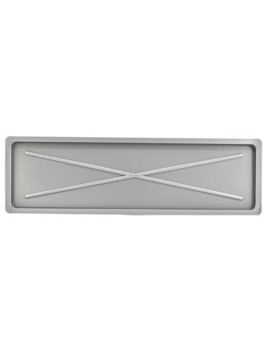 Podstawka pod suszarkę 75x22,5cm srebrna