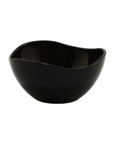 Salaterka szklana Vira 12cm malowana czarna