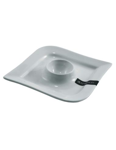 Podstawka pod jajko ceramiczna Fala 12,5cm 62363