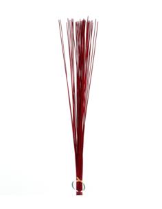 Gałązki ozdobne bambus 80cm bordowe