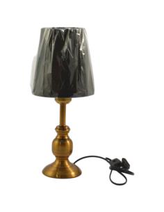 Lampka nocna abażur 38cm złota 8322