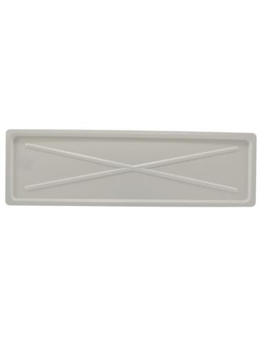 Podstawka pod suszarkę 75x22,5cm biała wąska