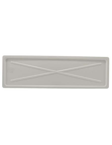 Podstawka pod suszarkę 75x22,5cm biała wąska