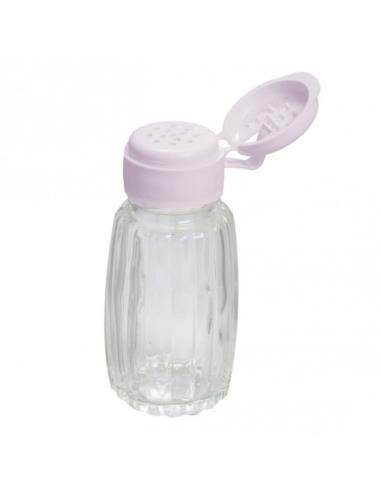 Przyprawnik szklany 50ml z klapką mix