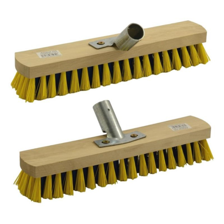 Szczotka szorówka na kij z uchwytem ulicówka nylon A 02-032