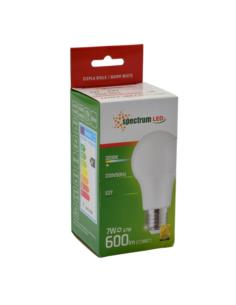 Żarówka LED E27 7W 500lm Spectrum ciepła biała