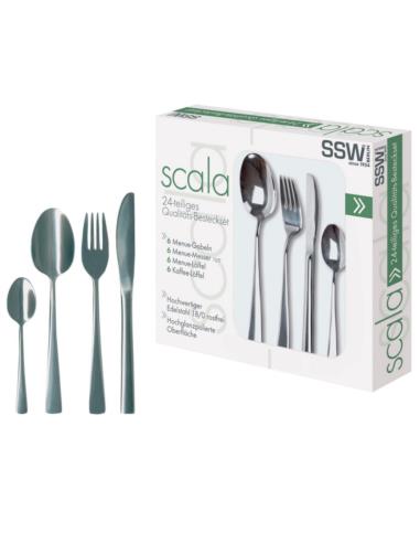Sztućce 24 elemetny SSW Scala 912061