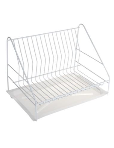 Suszarka do naczyń 1-poziomowa 34cm Smart biała