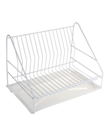 Suszarka do naczyń 1-poziomowa 34cm Smart biała