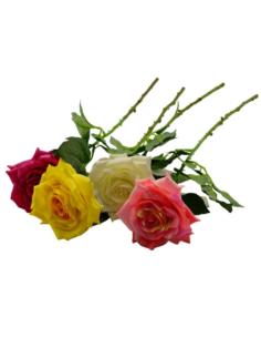 Kwiat sztuczny Róża 65cm 07.1055 mix 2