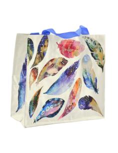 Torba na zakupy PP Pióra 25x25x12cm