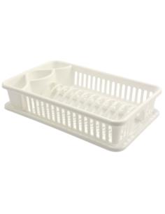Suszarka do naczyń plastikowa Lux I biała