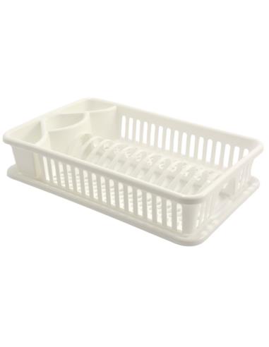 Suszarka do naczyń plastikowa Lux I biała