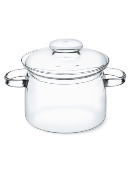 Garnek 1,5L szklany żaroodporny +pokrywka Simax Nyko 6063/0000