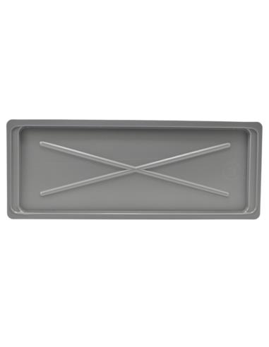 Podstawka pod suszarkę 57,5x22,5cm srebrna