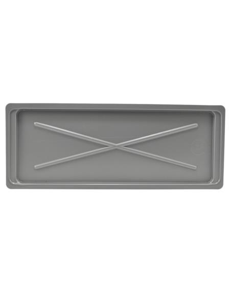 Podstawka pod suszarkę 57,5x22,5cm srebrna
