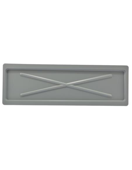 Podstawka pod suszarkę 75x24,7cm srebrna