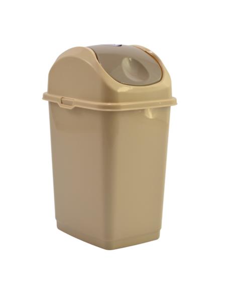 Kosz na śmieci  5L Slim uchylny beżowy