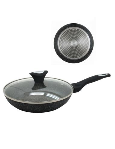 Patelnia 24cm marmurowa z/p IND Klausberg KB-7039
