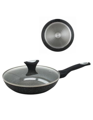 Patelnia 28cm marmurowa z/p IND Klausberg KB-7041