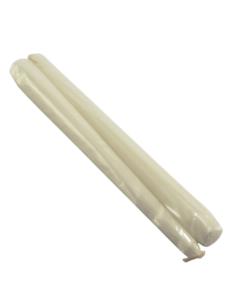 Świece stożkowe 2 sztuki białe 23cm