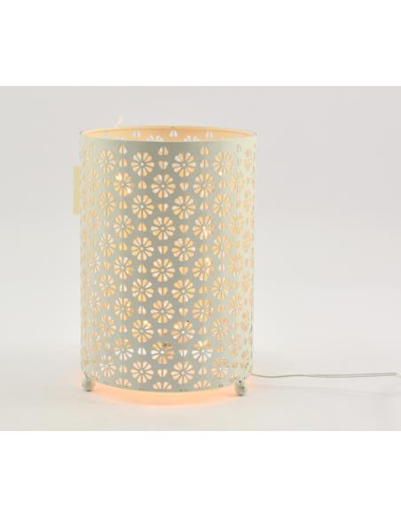 Lampion 23cm okrągły 24 LED metal TG37358