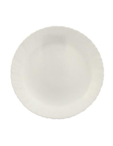 Talerz Opal płytki 25cm biały