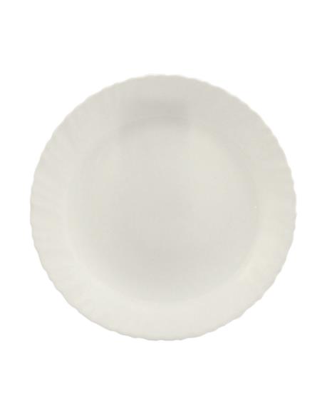 Talerz Opal płytki 25cm biały