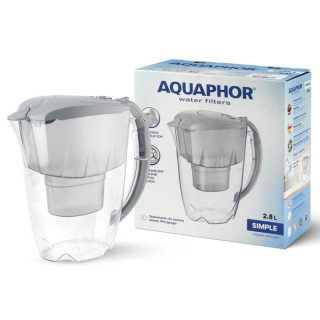 Dzbanek Aquaphor Simple 2,8L szary
