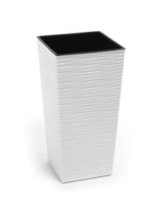 Doniczka Finezja dłuto 19cm h:36cm biała 588