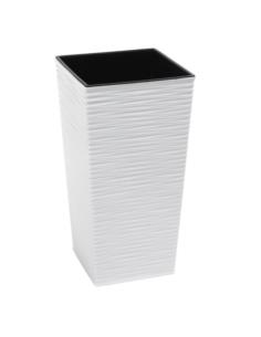 Doniczka Finezja dłuto 30cm h:57cm biała 590