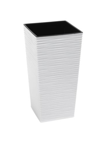 Doniczka Finezja dłuto 30cm h:57cm biała 590