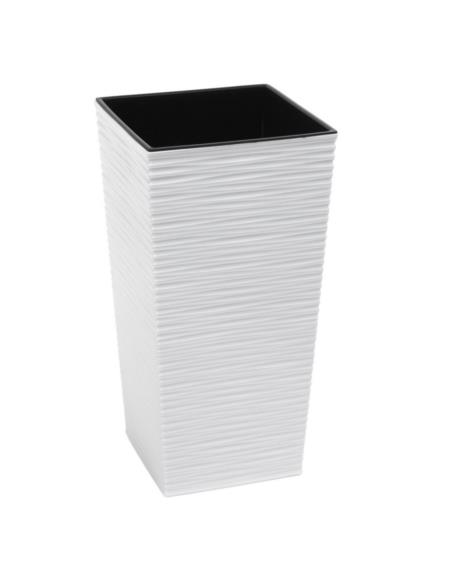 Doniczka Finezja dłuto 30cm h:57cm biała 590