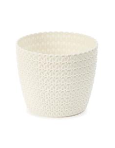 Doniczka Magnolia jersey 11cm h:9cm krem 730