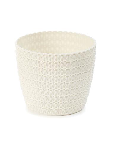 Doniczka Magnolia jersey 11cm h:9cm krem 730