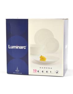 Serwis obiadowy Luminarc Harena 19 elementów biała
