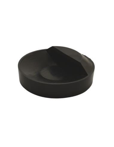 Korek do zlewu/wanny 4,5cm czarny