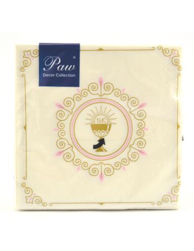Serwetki 33x33/20szt Decor Lunch Komunia