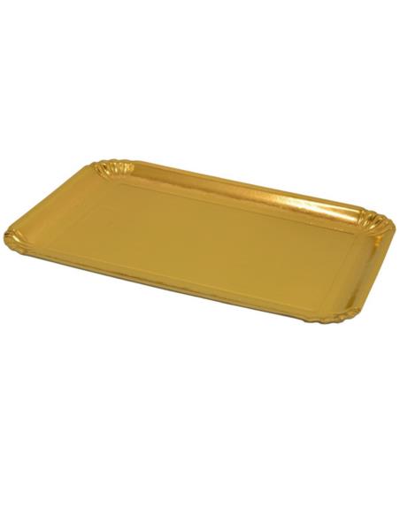 Podkład pod tort 30x40cm prostokątny złoty