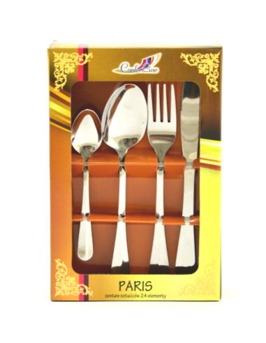 Sztućce 24 elementy Paris połysk STA2135