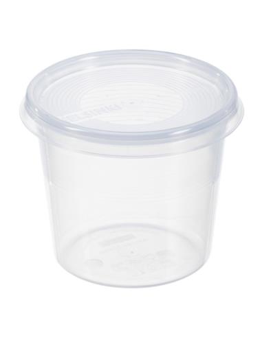 Pojemnik Helsinki 0,3L okrągły plastikowy 1501