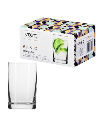 Szklanki 100ml 6szt literatki Krosno Basic