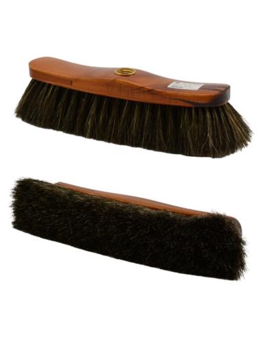 Szczotka do zamiatania, włos koński, drewno lakierowane 28cm