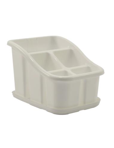Ociekacz na sztućce plastikowy 5-komorowy mix