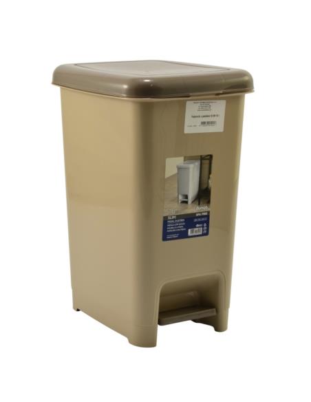 Kosz na śmieci z pedałem 10L Slim 041 mix
